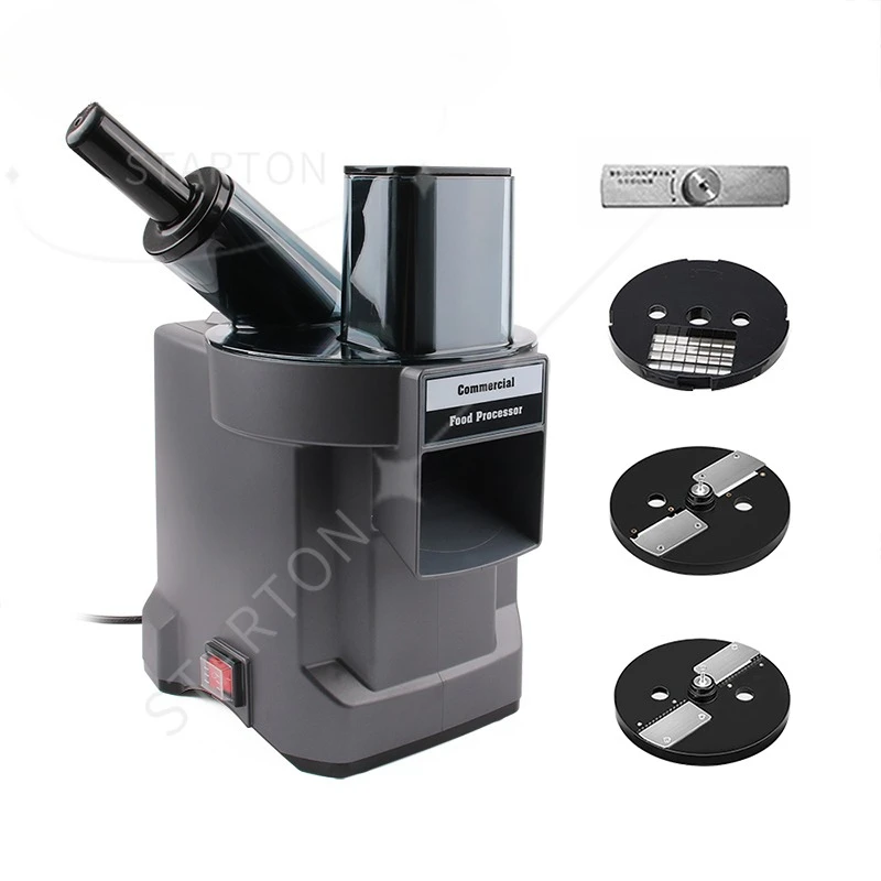 Vegetable Cube Cutting Machine Chopper Shredding Dicing Fruit Slicer Carrot Cutter Potato Strip Dice Food Processor EU