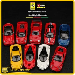 Bburago 1:64 Ferrari Simulation Toy Alloy Car Model Small-Scale Sf90 S P1 599gto F50 Simulation Alloy Car Crafts Kids Toy Gifts