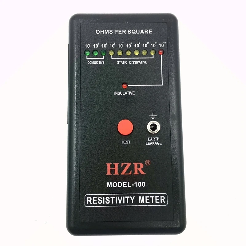 Modelo-eletrostática Eletricidade Estática Tester Resistência Resistividade Medidor Esd Impedância Tester 100 Superfície