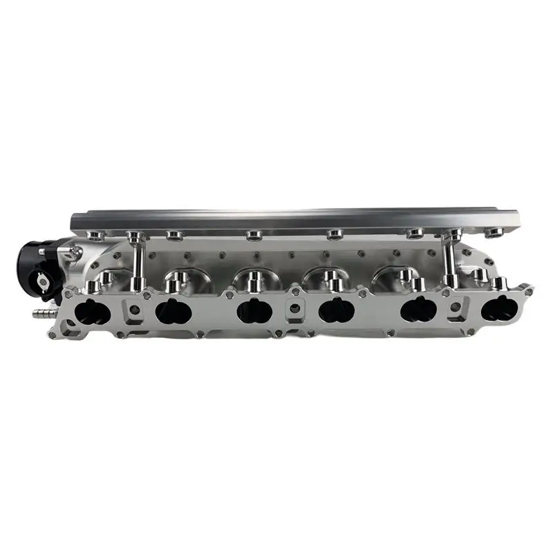Factory-Custom CNC Aluminum Billet Intake Manifold Parts Enhanced Performance Air Inlet For Nissan RB20 Engine