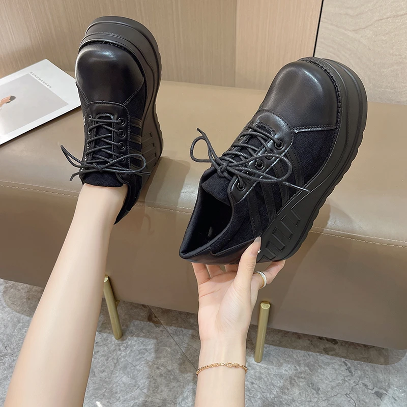 

Brand Design Female Goth Platform Fashion Cosplay Wedges High Heels Women's Pumps 2023 Street Sneaker Shoes Woman Big Size 35-43