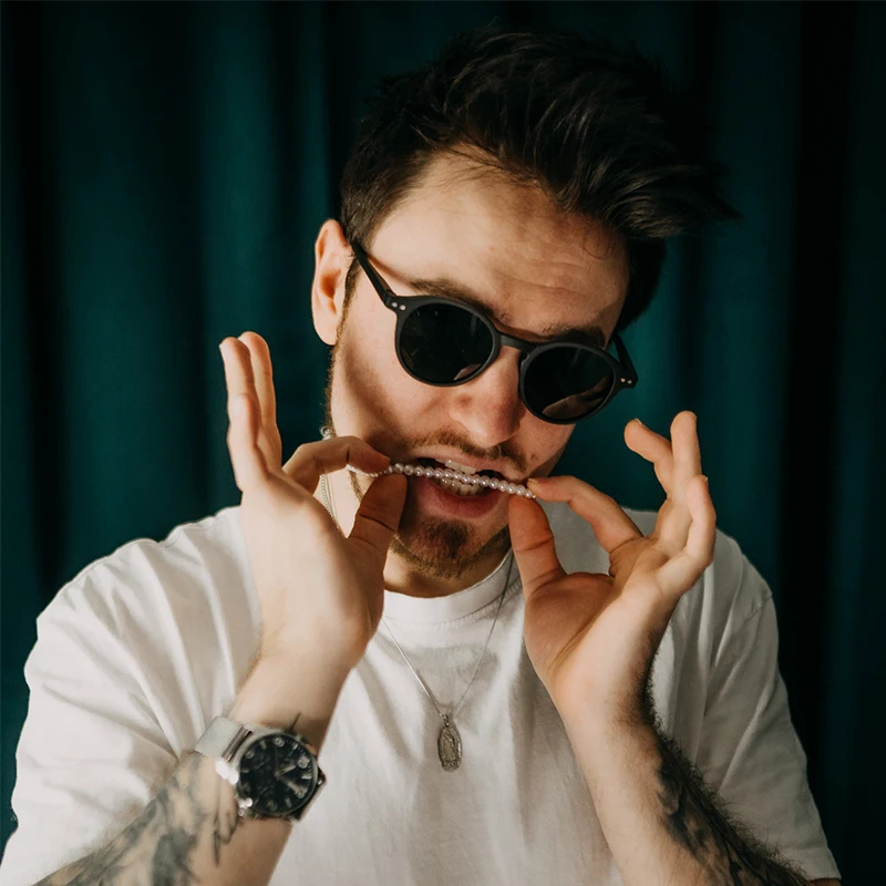 ZENOTTIC Kleine runde Sonnenbrille für Männer und Frauen, Vintage-Retro-polarisierte Kreis-Sonnenbrille, UV400-Schutz – Detail 2