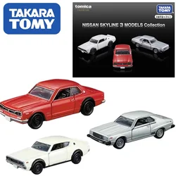 Takara Tomy Tomica Nissan SKYLINE 3pcs/set Miniature Diecast Car Model Metal Sports Car Children Toy Boy Christmas Birthday Gift