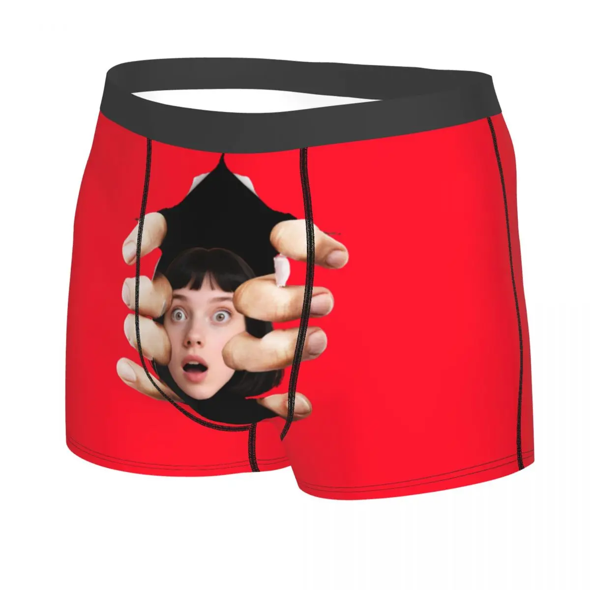 Personalized Face Photo Custom Valentine'S Day Underwear Male For Boyriend Printed Boxer Briefs Shorts Panties Soft Underpants