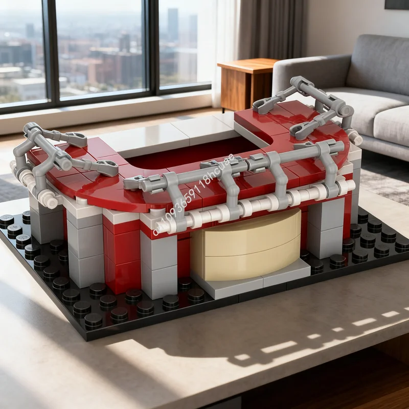 

130pcs MOC FC Twente Grolsch Veste Architecture Model Building Christmas Gift Blocks Construction Assemble Toy DIY Idea Creative