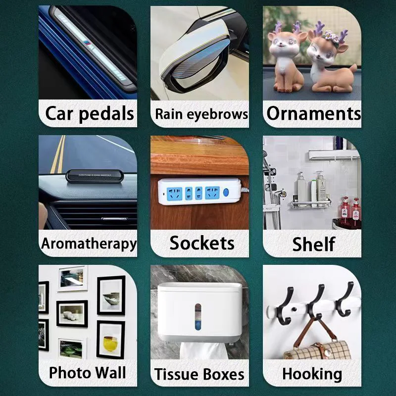 

Thicker double-sided tape, nano tape, no trace waterproof tape, suitable for bathroom kitchen sink faucet gel stickers.