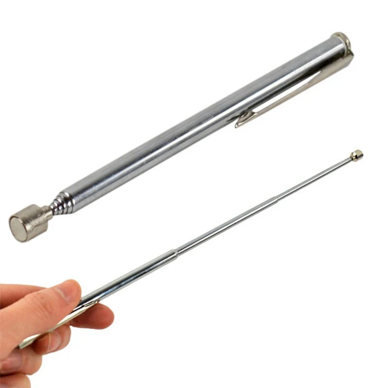 Portable Mini  Telescopic Magnetic Magnet Pen Handy Tool Capacity for Picking Up Nut Bolt Extendable Pickup Rod Stick