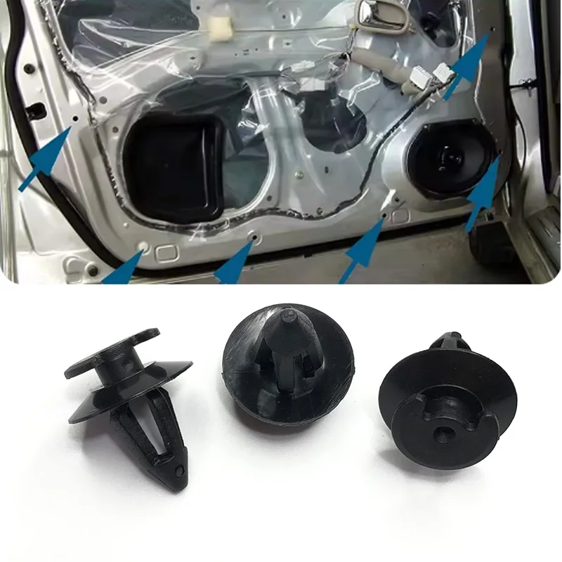 Car Door Trim Panel Retainer Fastener Clips For VW Caddy Golf Jetta MK1 MK2 Transporter T3 (T25) T4 Corrado LT Polo 823867299