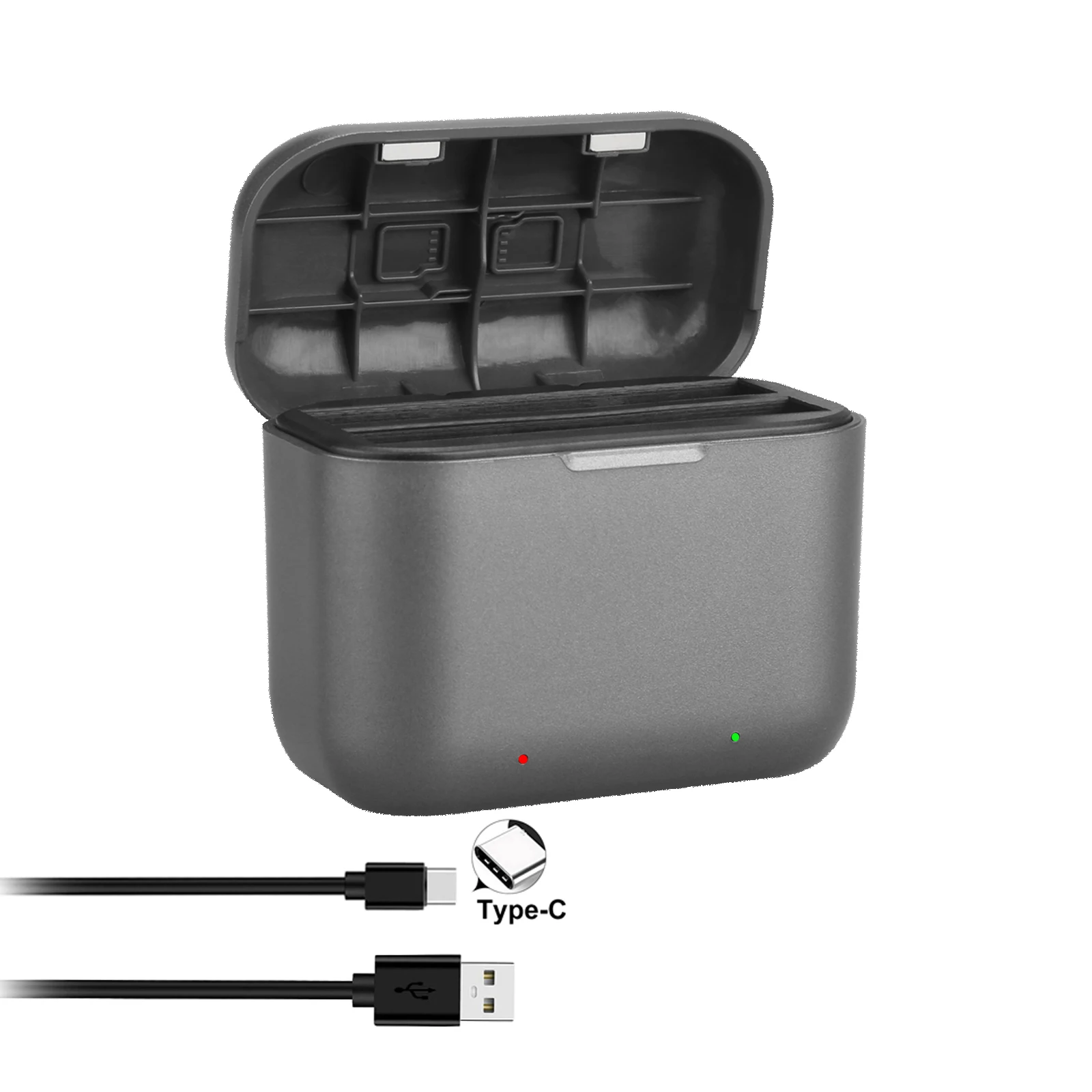 

For Insta 360 One X3 Type-C Battery Charging Box for Insta 360 X3 Battery for Insta360 One X3 Portable Charge Accessories