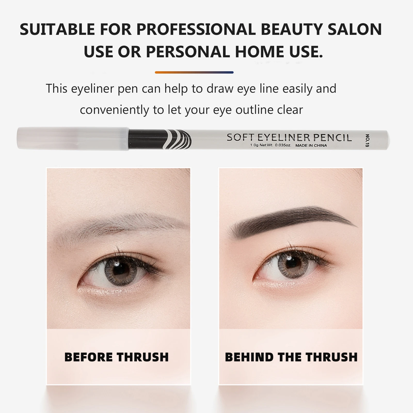 

12pcs White Eyeliner Pencils Waterproof Embroidery Kohl Highlighter Long Lasting for Eyes Eyelash Styling Makeup Tools