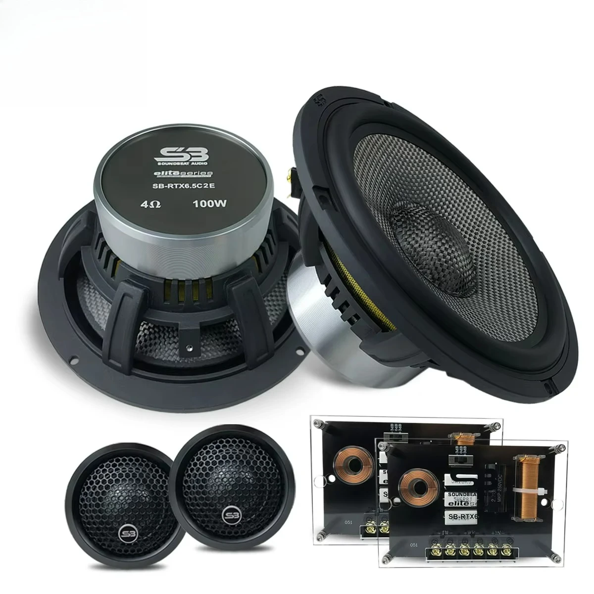 Car Audio Best OEM 6.5 Inch Coaxial Speaker 4 Ohm 2 Way Car Crossover Speaker System