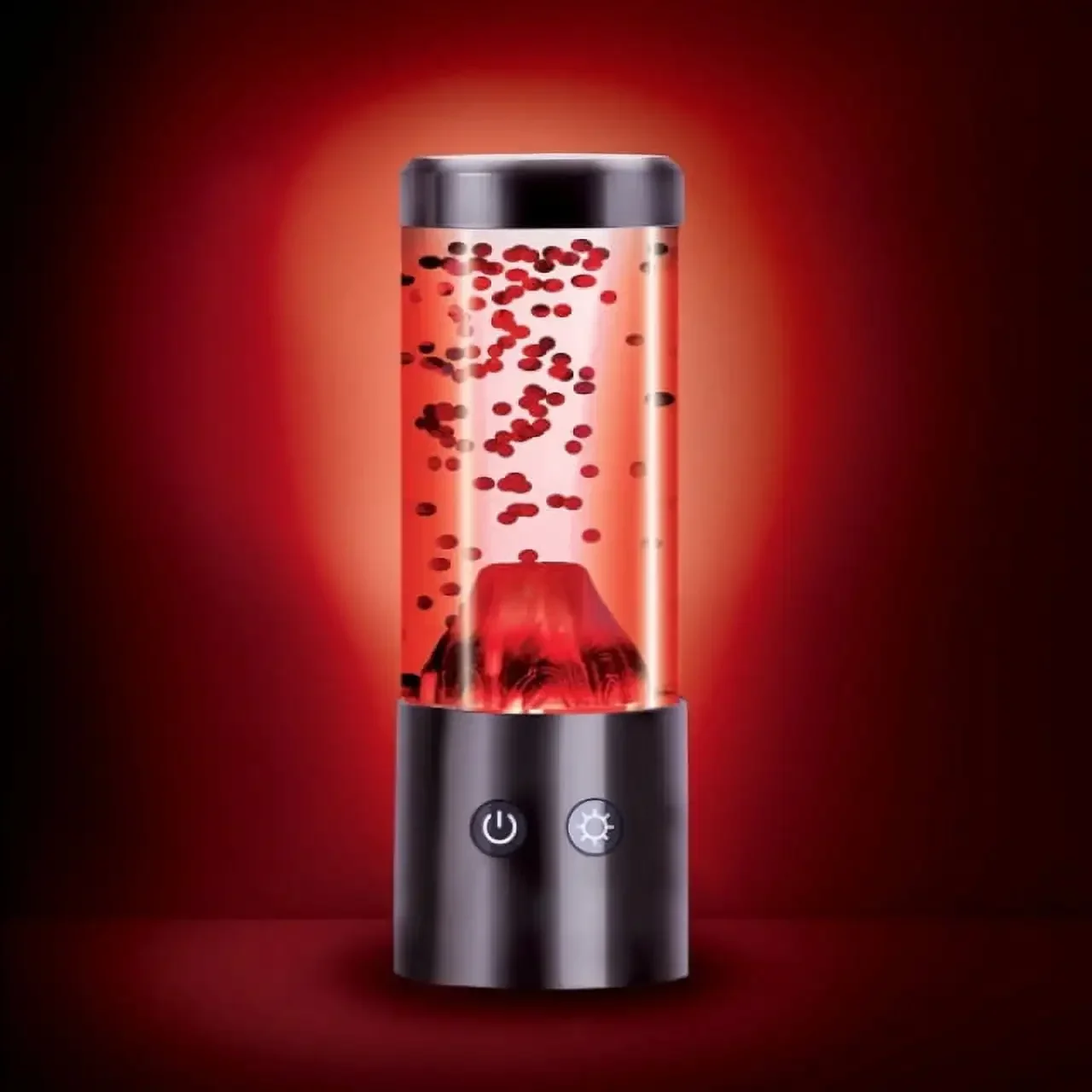 【9IN RGB Volcano Night Light】مصباح USB LED، محاكاة حركة منتفخة، إضاءة المزاج لديكور المكتب المنزلي، هدية للأطفال/الكبار