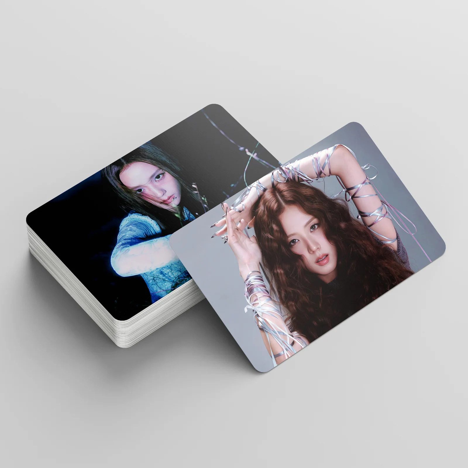 Neue 55er rosa Tinte JISOO kleine Karten AMORTAGE Karten Kim Ji Soo