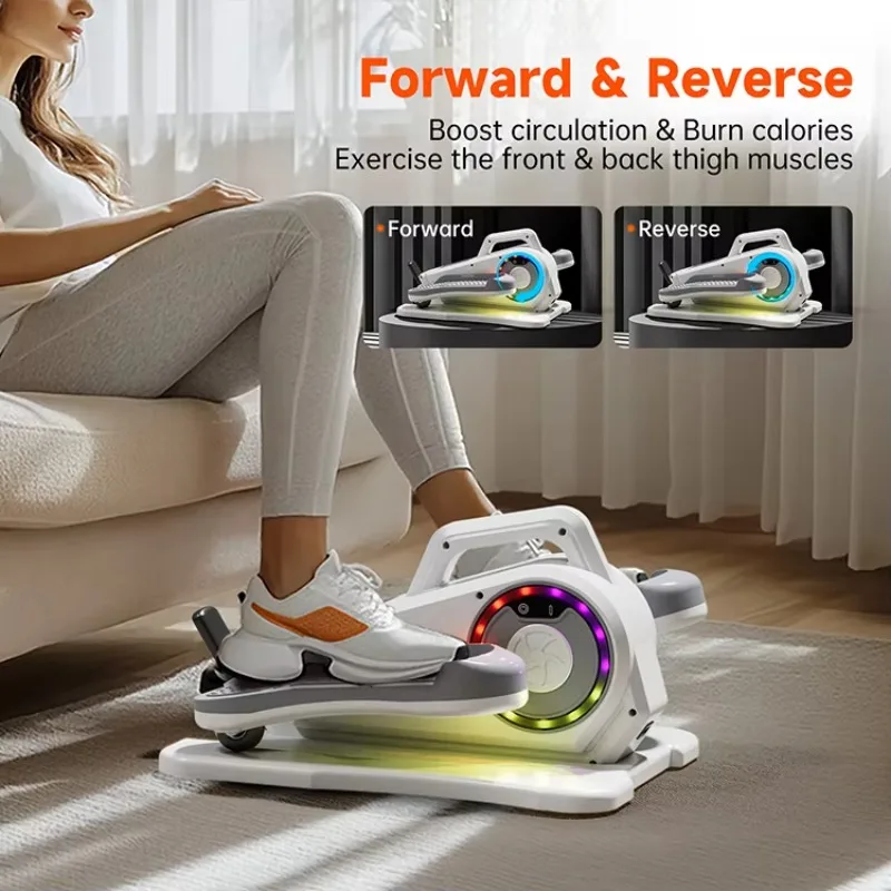 12 Speed Adjustable Quiet Electric Desk Elliptical Indoor Seated Leg Exerciser