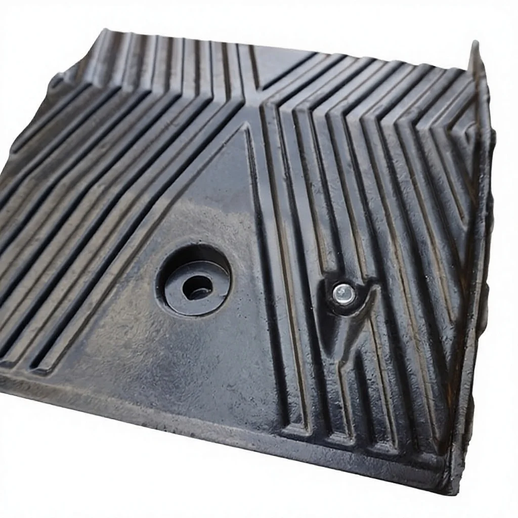 Manufacturer Wholesale Highway Speed Limit Reduction Rubber Speed Humps 100035050 Mm; Road-specific Traffic Control
