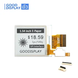 1.54Inch Touch E-Paper 200x200 E-Ink Display HAT for Raspberry Pi, 5-Points Capacitive Touch, GDEY0154D67-T03