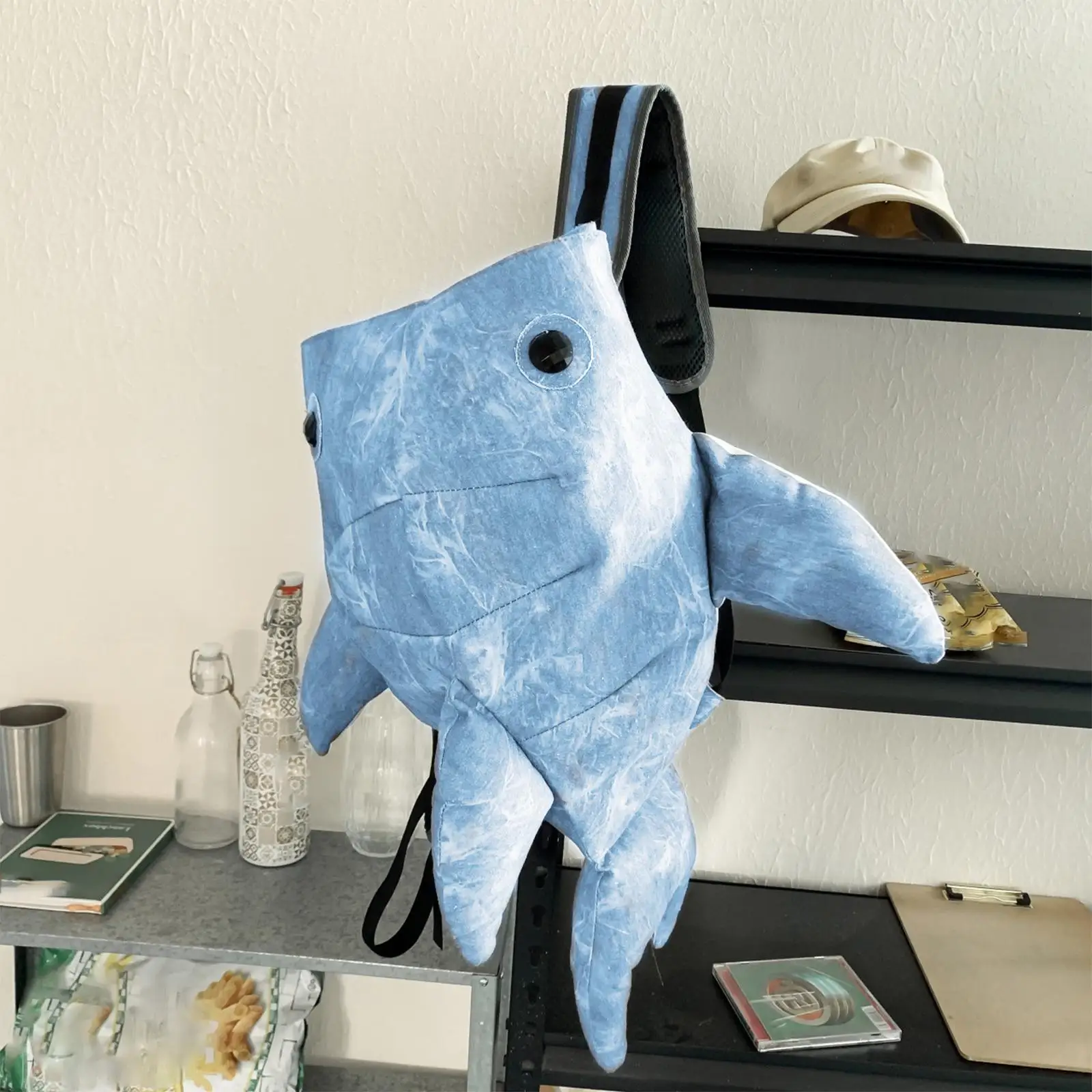 

Shark Backpack Fashion Funny Cute Travel Bag Lightweight with Adjustable Straps