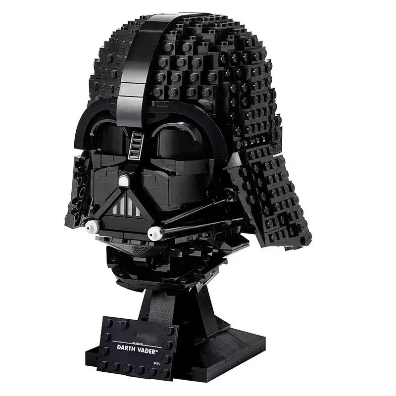 Hot Toys Spaceship Stormtrooper TIE Darth Vader Helmet StarBuilding Blocks Bricks Compatible 75276 75304 75274 Model Kids Gifts