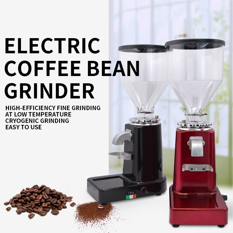 القهوة التجارية الكهربائية المنزلية ماكينة القهوة مطحنة القهوة ماكينة إسبريسو صانع القهوة مطحنة القهوة سعة كبيرة 220 فولت