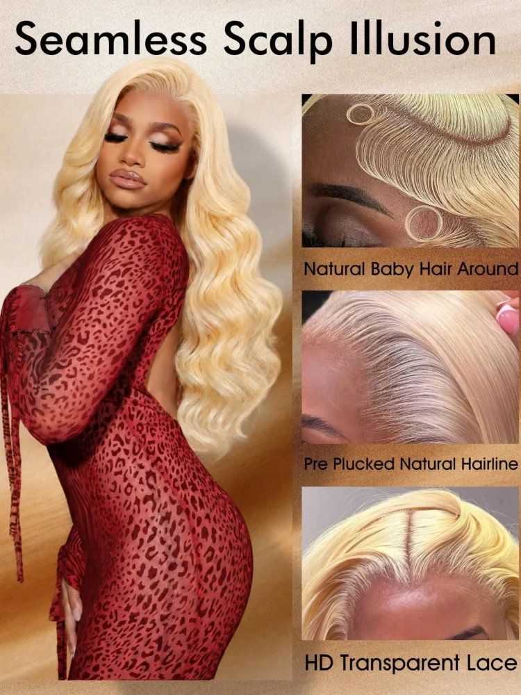 180 Yoğunluklu 613 Sarı Peruk, - 613 Blonde Body Wave Lace Front Wig incelemesi ve fiyatı
