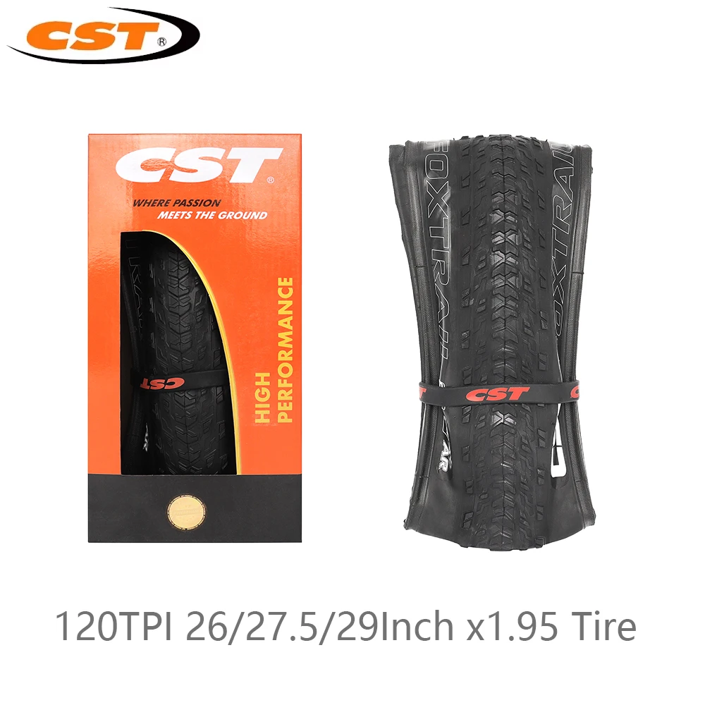 CST Foxrail Mountain Bike Tire 26/27.5/29x1.95 120TPI ultra light Racing Folding Stab Proof Bicycle Tyre