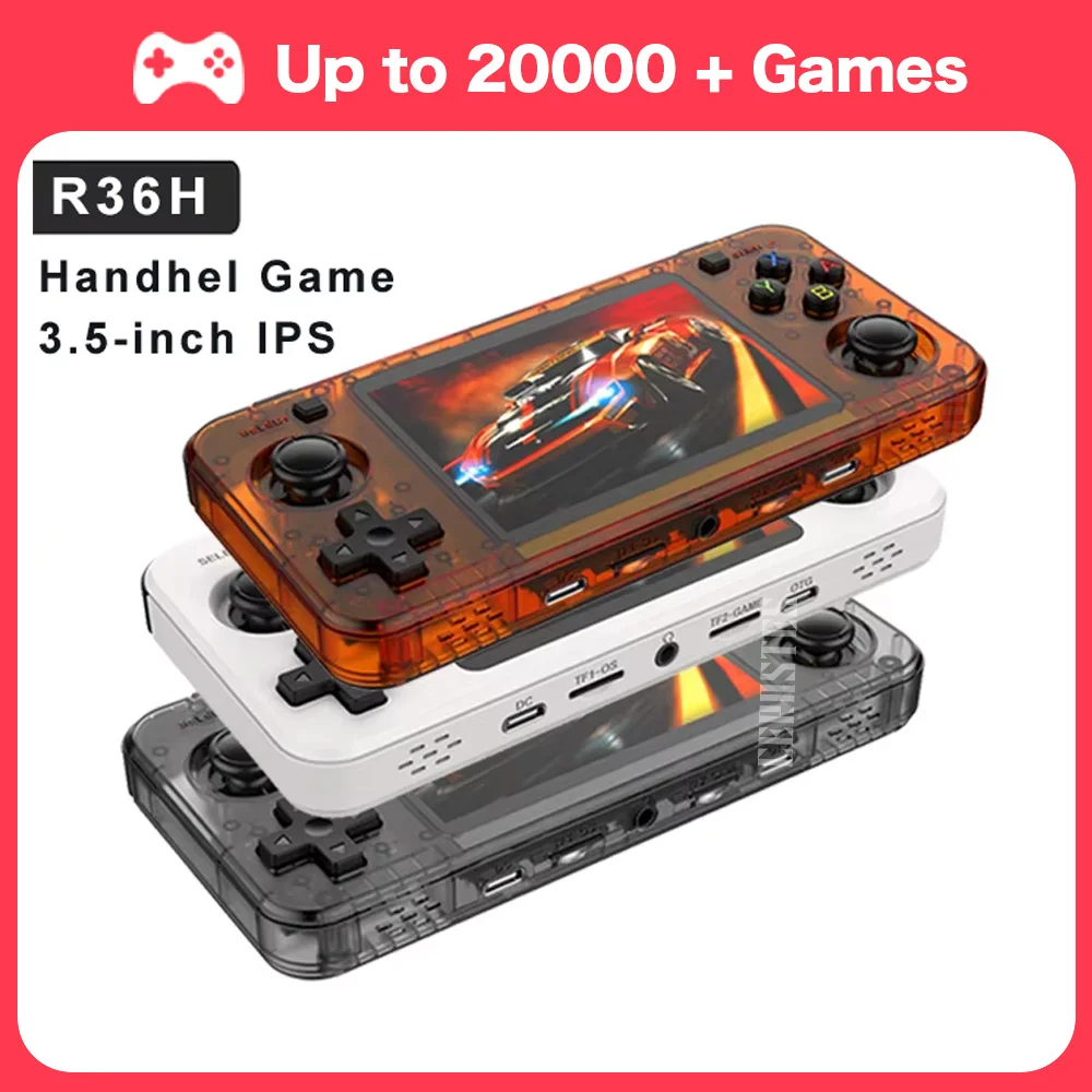 

R36H open-source retro handheld game console cross-border Linux system 3.5-inch IPS full fit high-definition screen