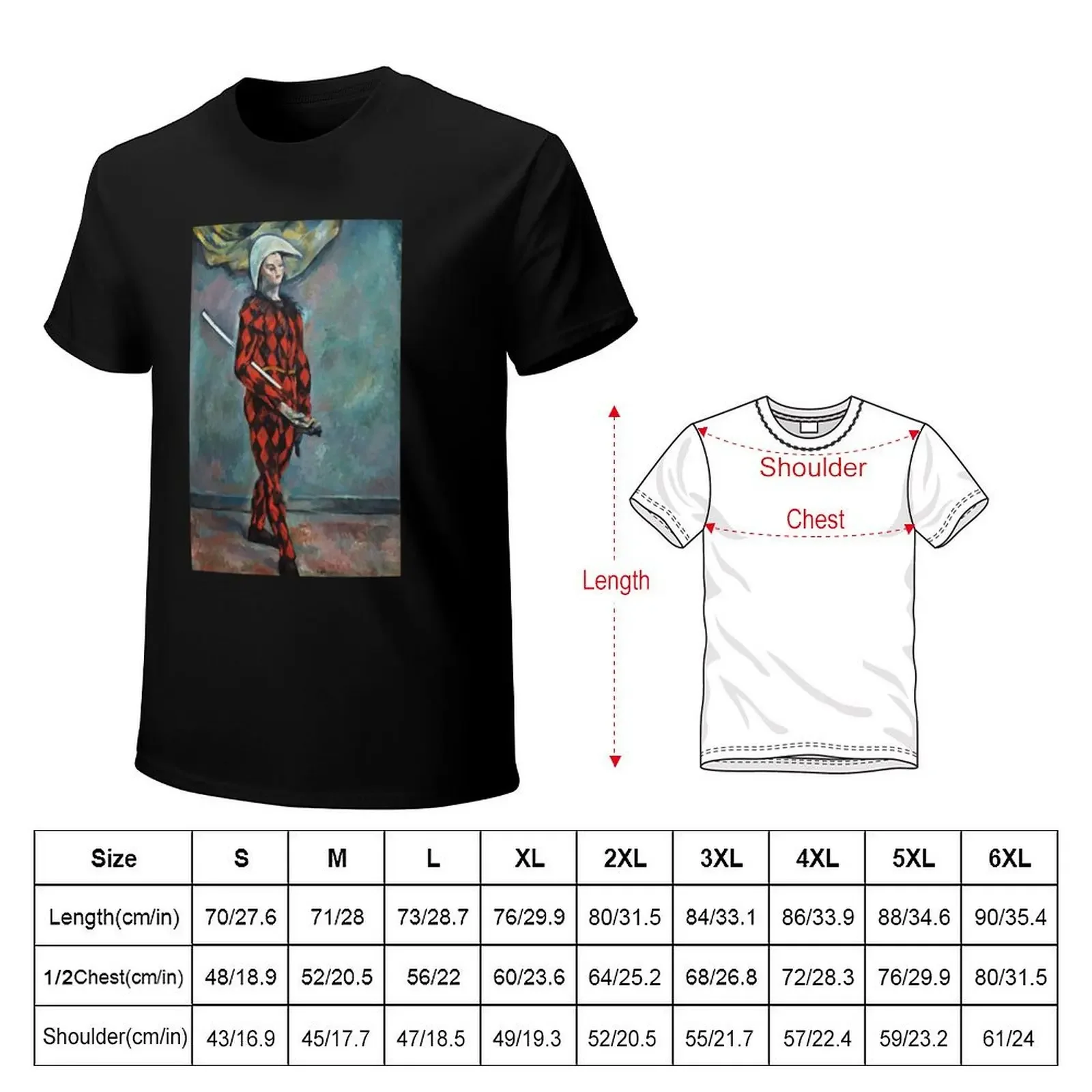 HD Harlequin, by Paul Cezanne 1888–90 HIGH DEFINITION T-Shirt anime figures plain mens graphic t-shirts funny