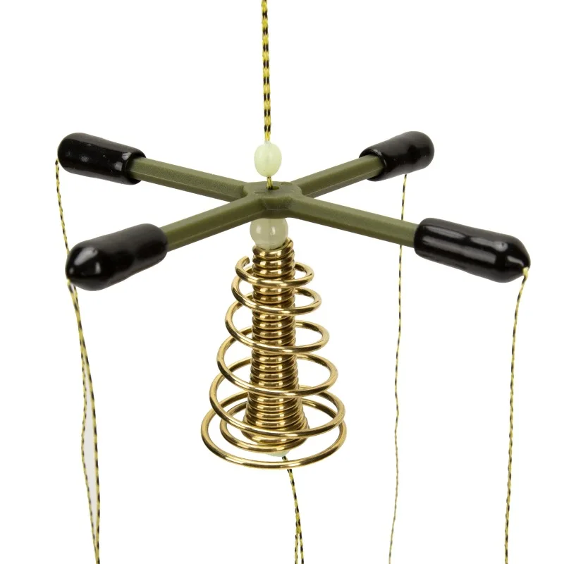 Rig antienredo para carpa-Garras ABS 4 puntas-Línea Isome resistente - imagen 4