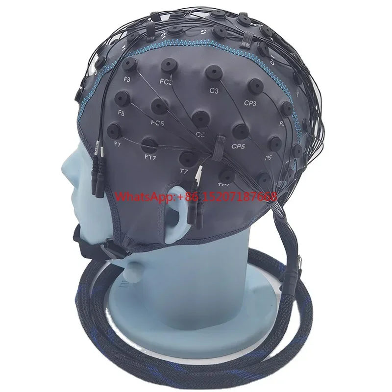 

Perfect EEG/electroencephalography recording electrode cap with active electrodes