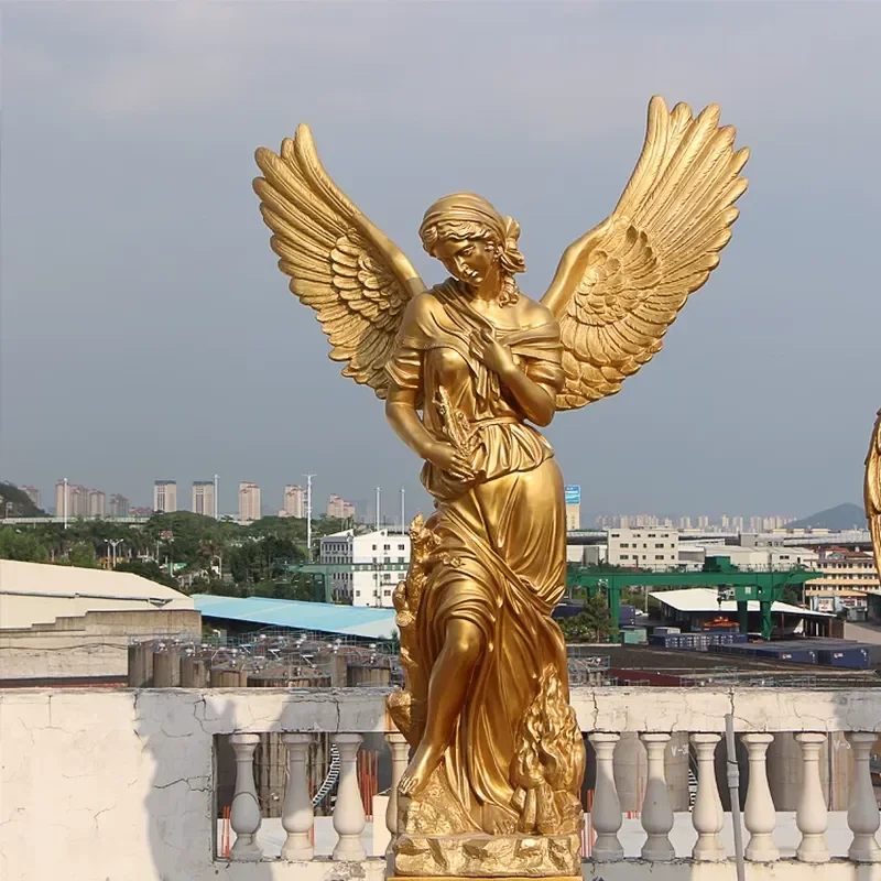 European Four Seasons Angel Large Sculpture Floor Decorative Art Ornament Garden Wedding Props Fiberglass Figures