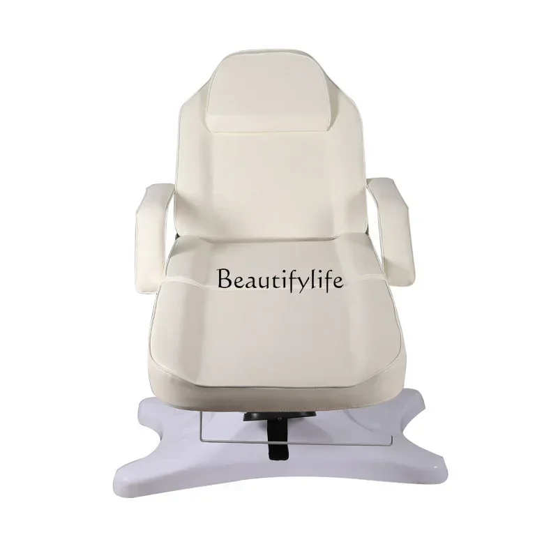 White Barber Shop Beauty Salon Shampoo Massage Foot Bed Hair Salon Shampoo Barber Chair