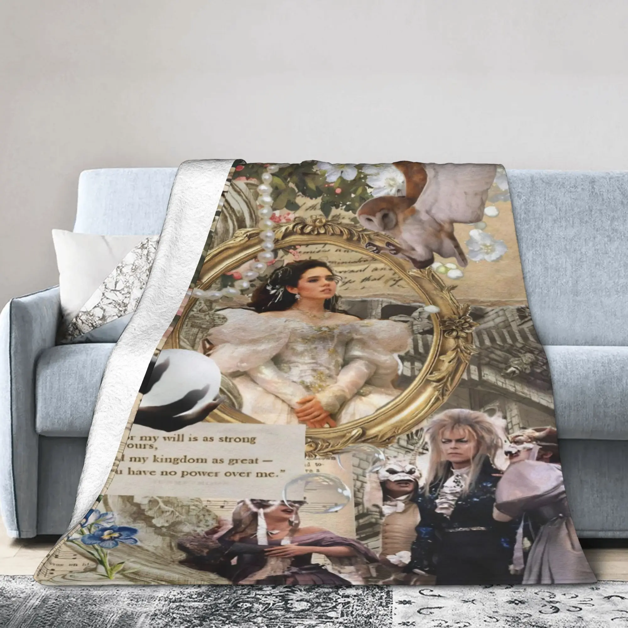 New Arrival Labyrinth Movie Blanket Ultra-Soft Fleece  Cozy Throw Blanket Machine Washable