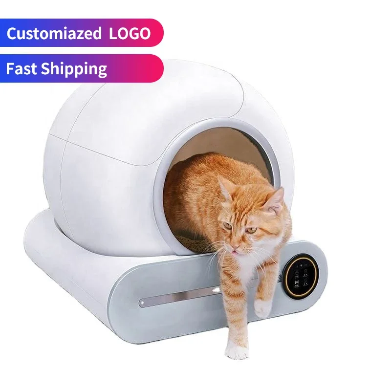 EU Warehouse Lowest Price APP Control Intelligent Smart Self Cleaning Litter Box For Cats Automatic Cat Toilet Litter Box