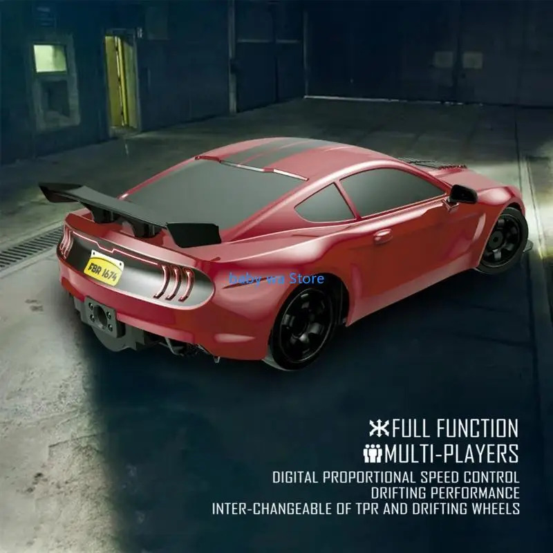 

1:16 Модель дрифтинговой автомобиль RC Stunt Car Toy Hobby 2,4 г 10 миль в час 4WD Kids Gift 4xbd
