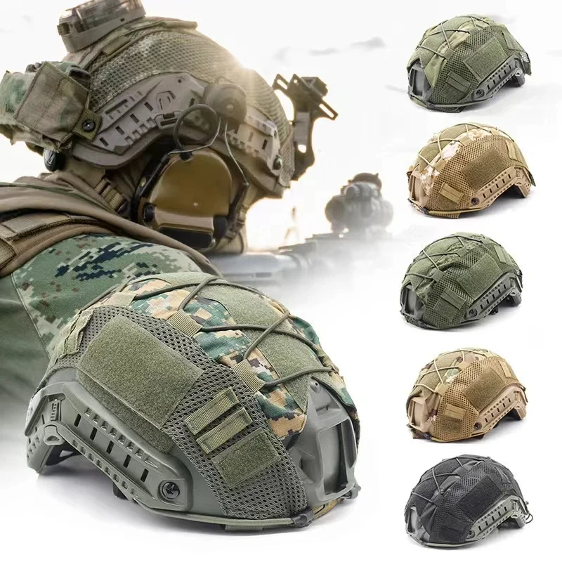 Tactical helmet cloth Helmet cover Elastic helmet cover Camouflage helmet fast helmet cloth MH PJ BJ tactical helmet cover