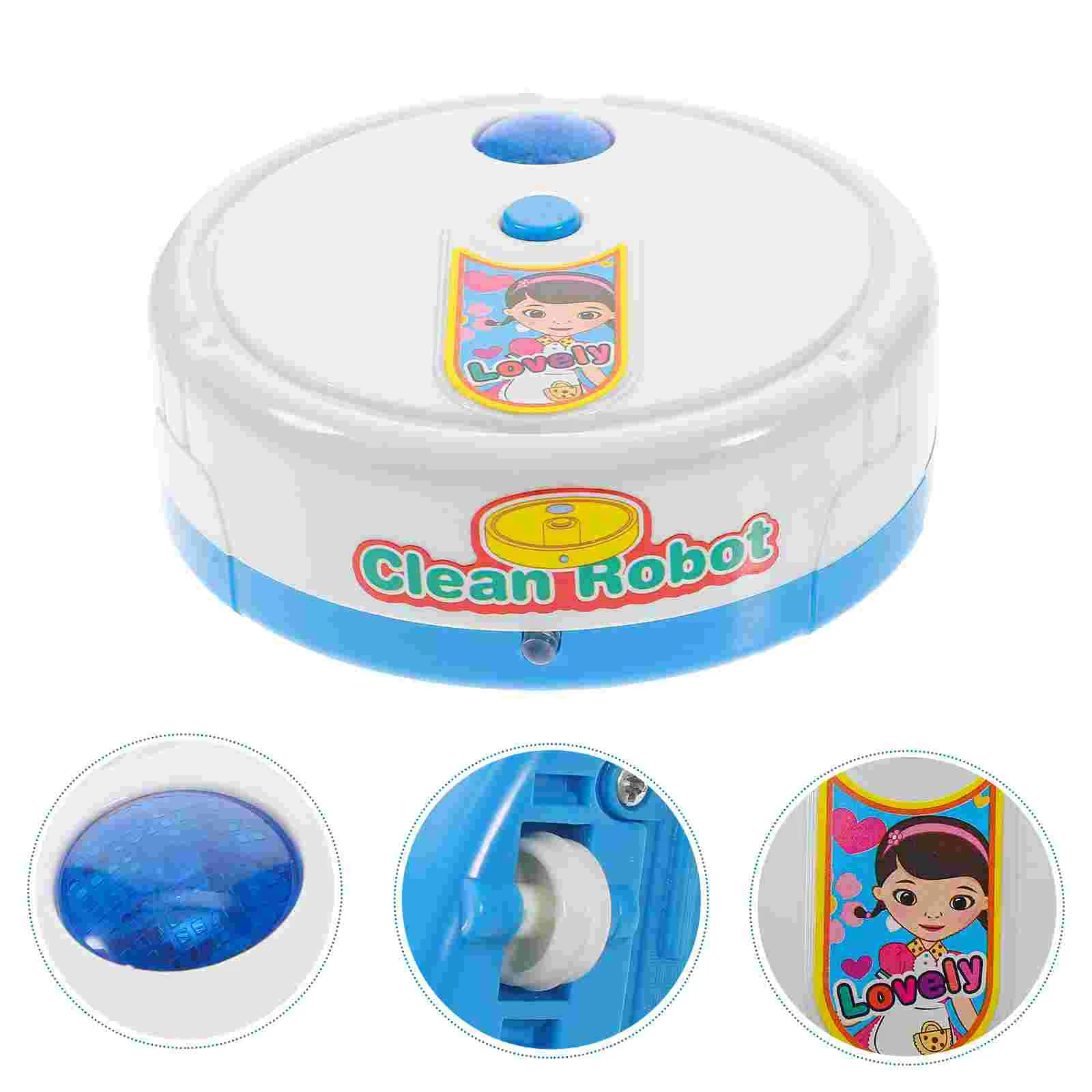 

Simulation Sweeping Robot Toy Lovely Cleaning Childrens Toys Simulated Appliance for Toddlers