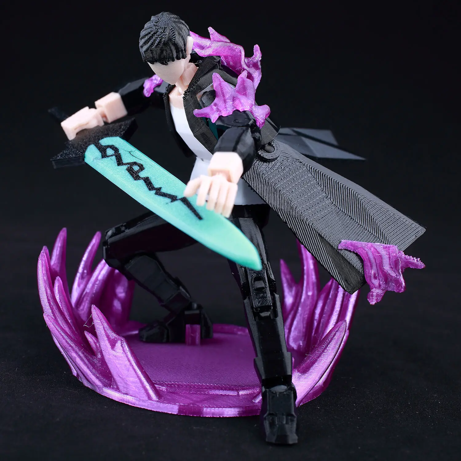 9l 3d impresso solo nivelamento sung jin-woo sorte t13 manequim 13 móvel shapeshift figuras de ação manequim brinquedos para fãs presentes
