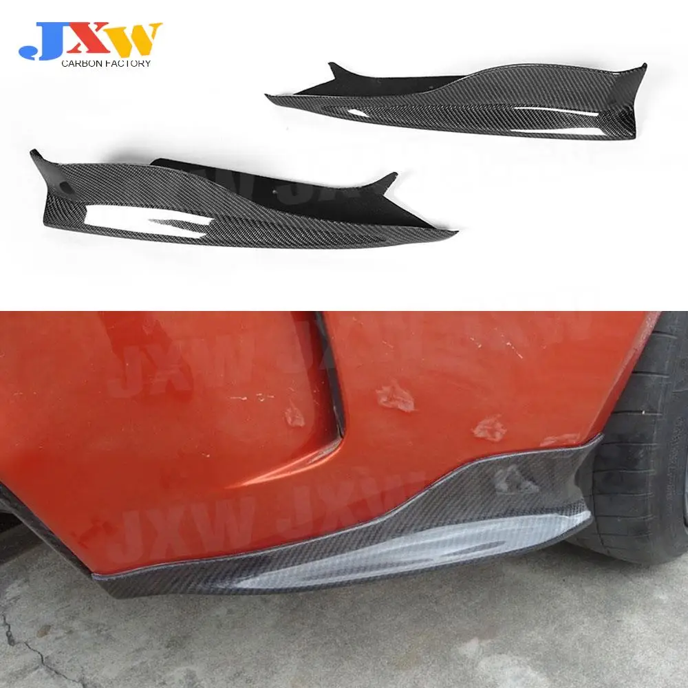 

Car Rear Bumper Lip Diffuser Splitters For BMW 1 Series 1M E82 M Coupe 2011 - 2013 Cupwings Carbon Fiber / FRP