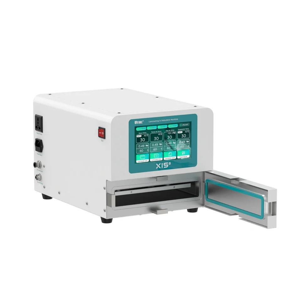 

Uyue X15S 15 Inch Industrial Vacuum Laminator Machine 1000W OCA Bonding for LCD Screen Repair