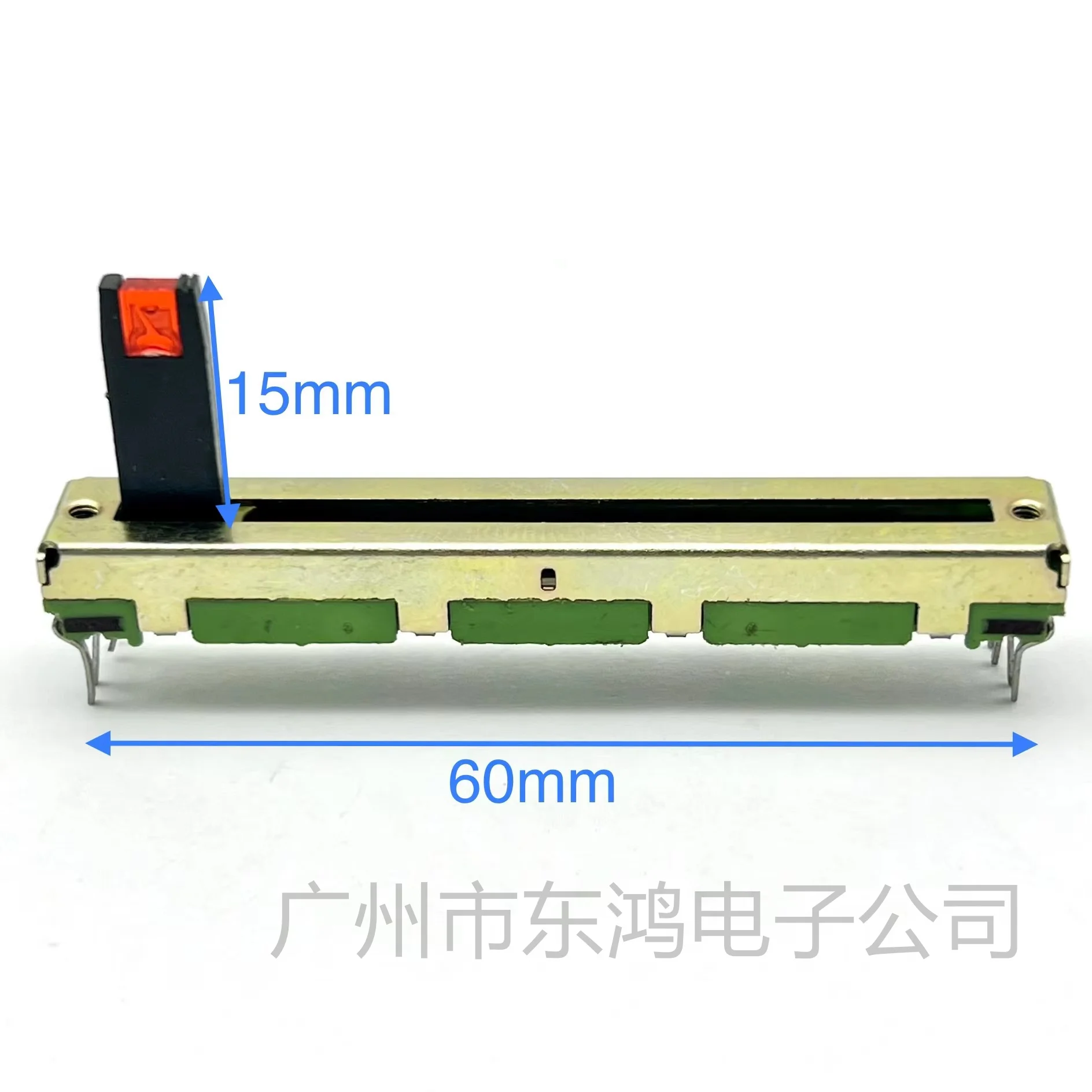 1 PCS Taiwan ALPHA60MM straight slide push and pull potentiometer sound mixing table with light fader W50K potentiometer stroke