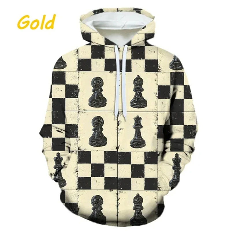 Hottest Style Creativity Chess 3D Printed Hoodie Long Sleeve Personality Fashion Clothes Casual Men And Women Sweatshirt Hoody