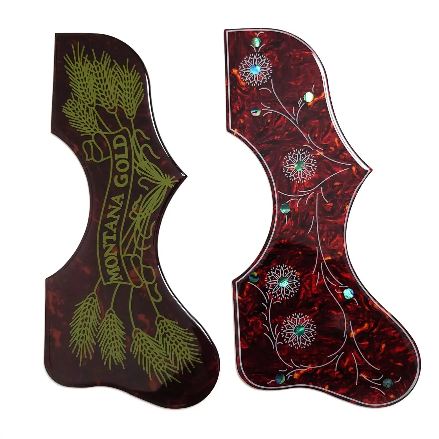 

Acoustic Guitar Pickguard J-200 SJ-200 Guitar Pick Guard , 2MM Thick Scratch Plate, Self-Adhesive Universal Fit 41-42 Inch