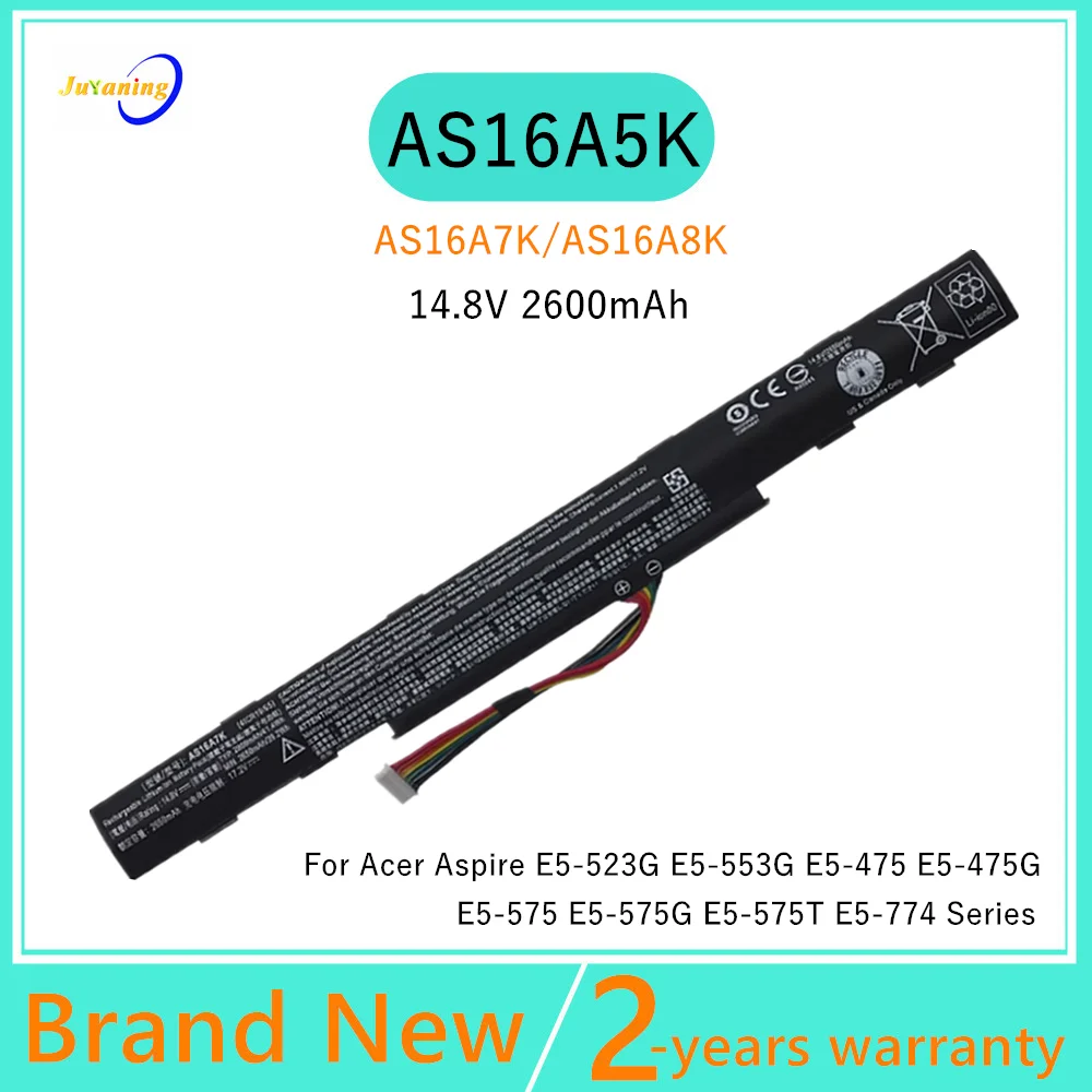 

KT.00605.002 Laptop battery for Acer Aspire E5-523G 553G AS16A8K E5-774 AS16A5K E5-475 475G E5-774G AS16A7K E5-575 575G