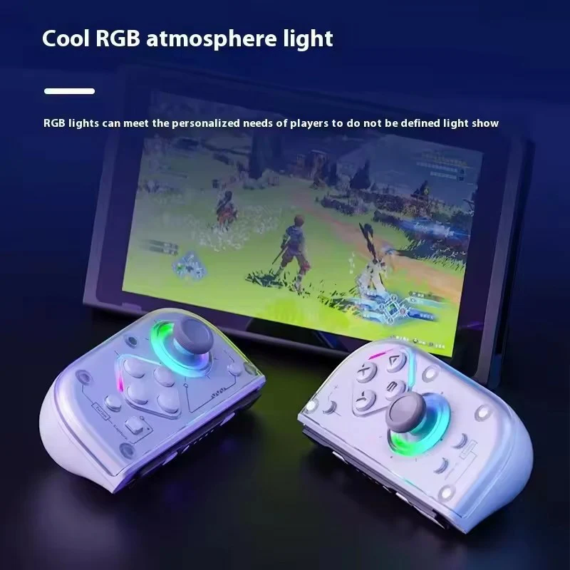 J20 Knight Wireless Gamepad with Left And Right Switch Hall Joystick Motion Sensing Custom For NS Joycon Game Accessories - view 3