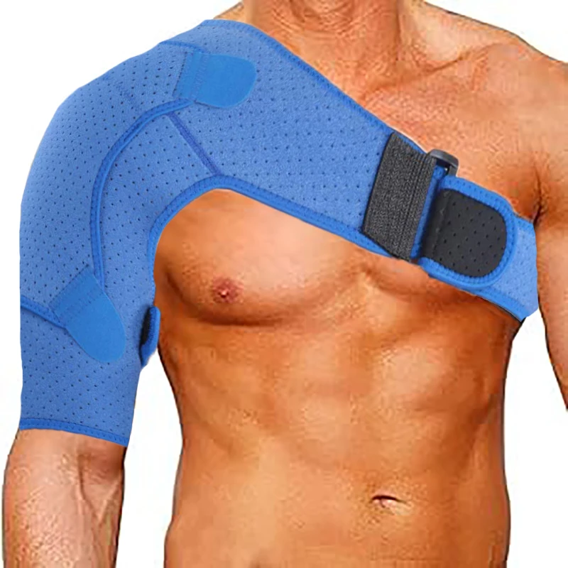

1 шт., компрессионный бандаж для плеч для мужчин и женщин, компрессионный рукав для вращающейся манжеты, регулируемый лабораторный бандаж для поддержки плеч