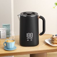1.7L Electric Kettle Household Thermostatic Kettle Automatic Heat Preservation Teapot 304 Stainless Steel Liner Health Pot 220V