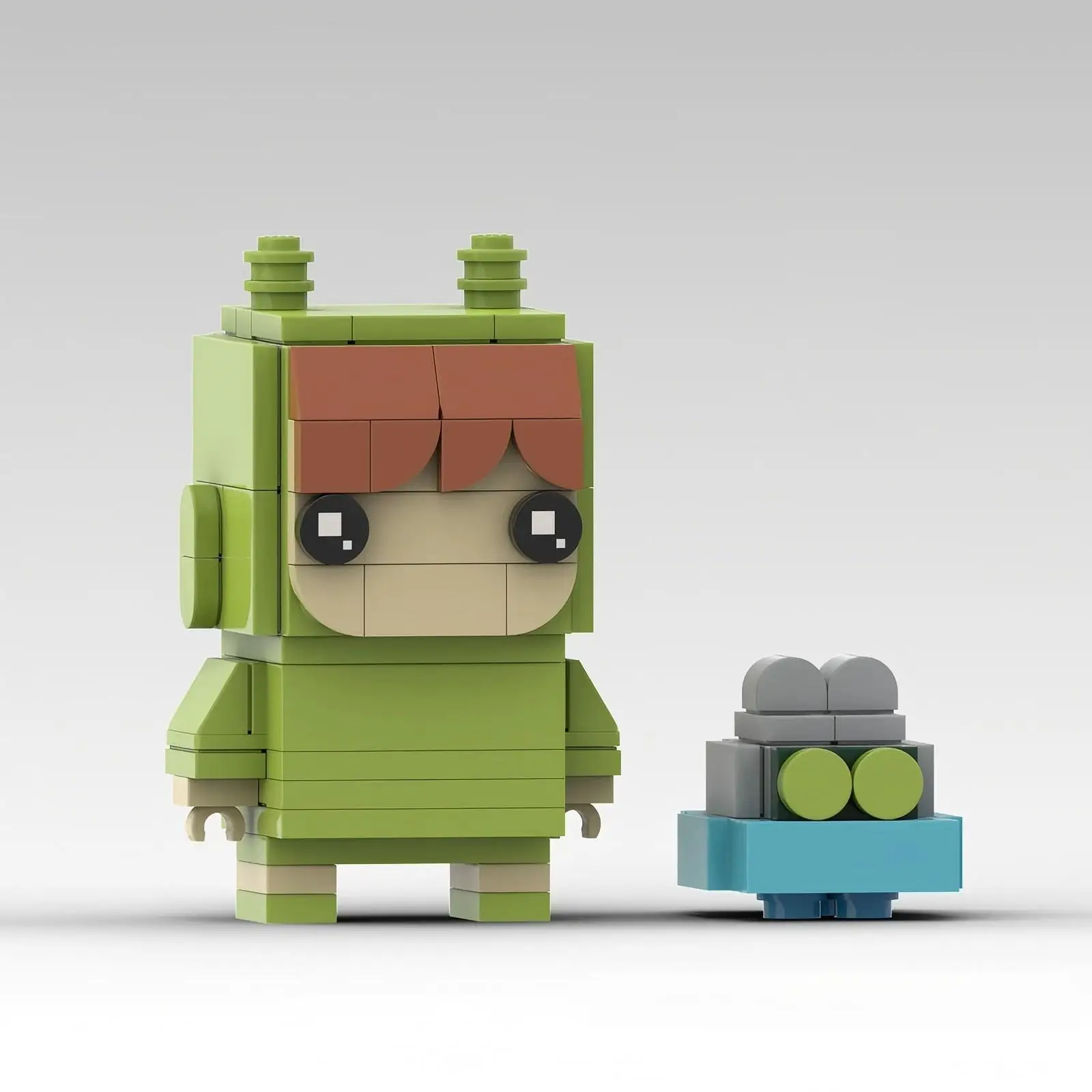 

MOC Animated Series Creative Cartoon Doll BrickHeadz Model Small P Youyou Building Blocks Set DIY Kid Assembly Toy Birthday Gift