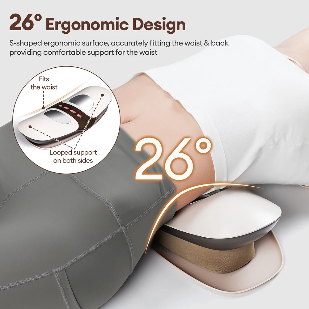 electric vibrating back massager Electric Lower Back Massager for Pain Relief Heated Vibration Waist Lumbar  Belt