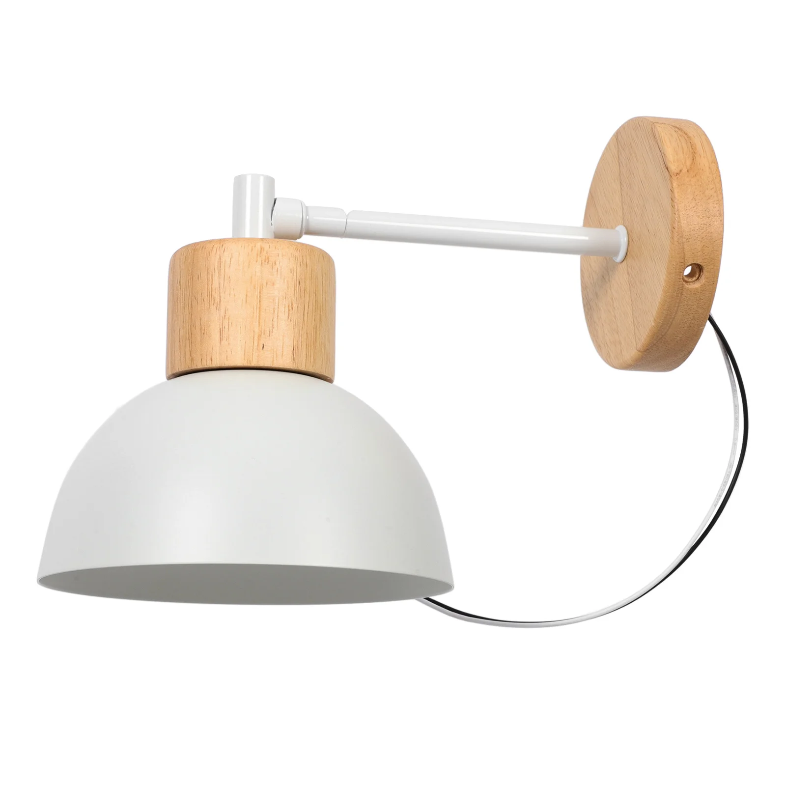 

Wall Lamp Modern Minimalist Bedroom Living Room Hallway Wood Decorative Warm LED Light Fixtures Bedside Reading Lighting