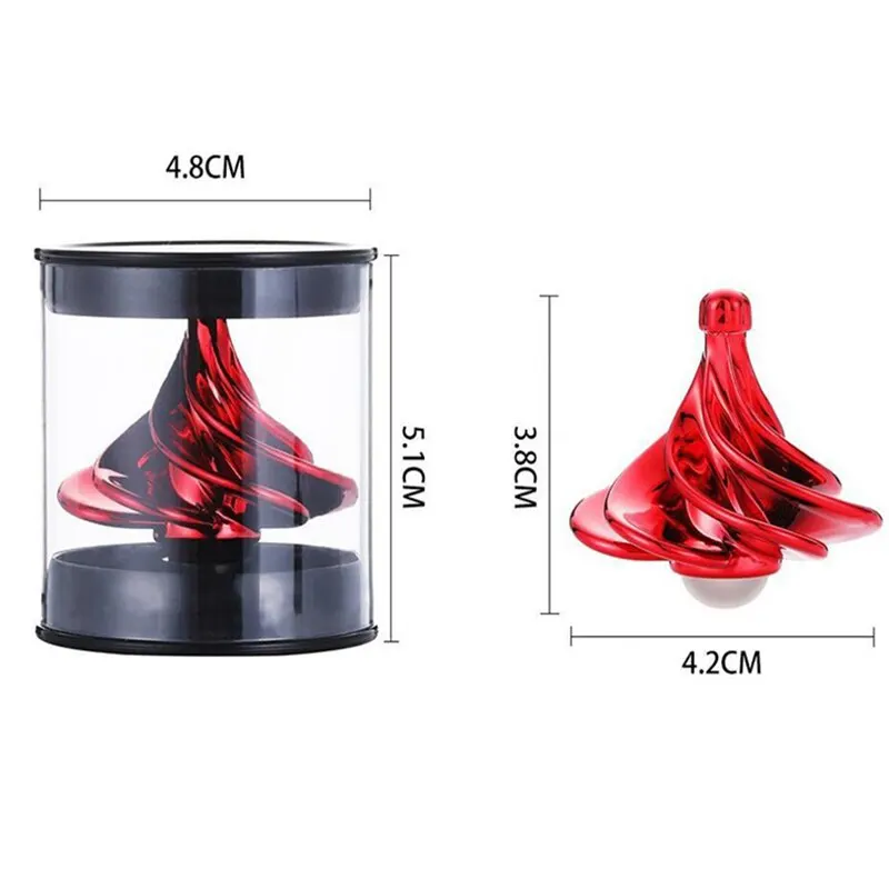 Wind gyro office desk hair dryer toy spinning pocket toy Fidget dynamic Spinner adult stress relief toy birthday Christmas gift